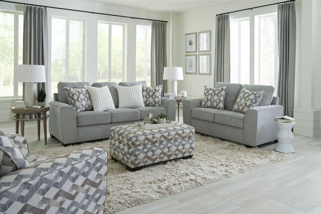 125-Steel Sofa & Loveseat Set (ETA 5/7)
