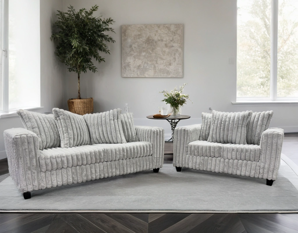 510 Gray - Sofa & Loveseat Set **NEW ARRIVAL**