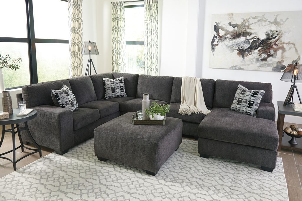 Ashley 807-03 Sectional (Smoke)
