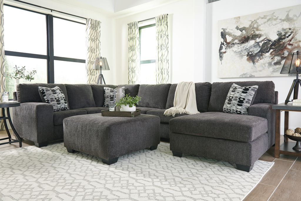 Ashley 807-03 Sectional (Smoke)
