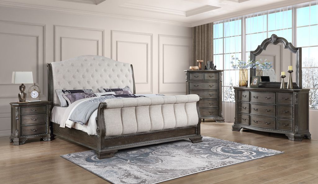 B1000 4pc or 5pc Bedroom Set - Queen, King (ETA 6/13)
