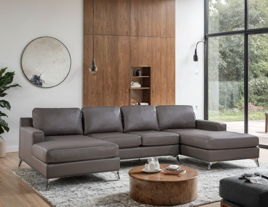 Candace Bronze Double Chaise Sectional **ON SALE**