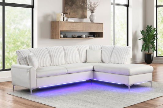 Candy Beige -Sectional (w/ LED's) **NEW ARRIVAL**