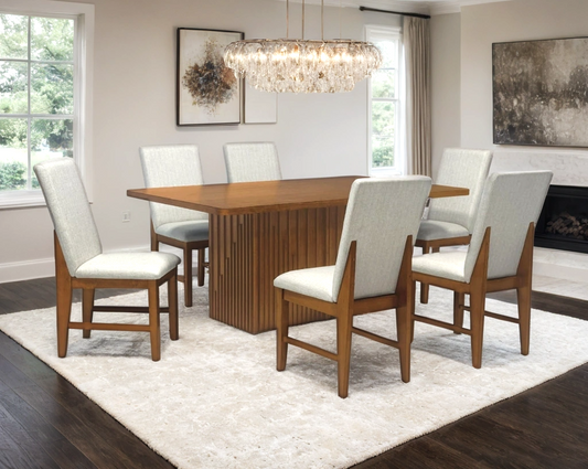 D2800 Dining Table + 6 Chair Set **NEW ARRIVAL**