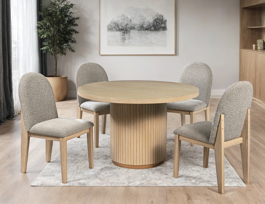 D400 Dining Table + 4 Chair Set **NEW ARRIVAL**