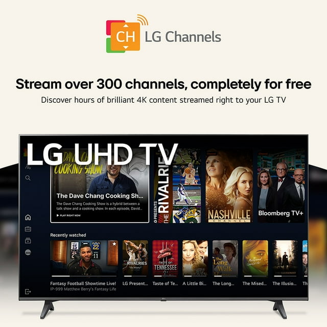 LG 4K UHD UQ webos22