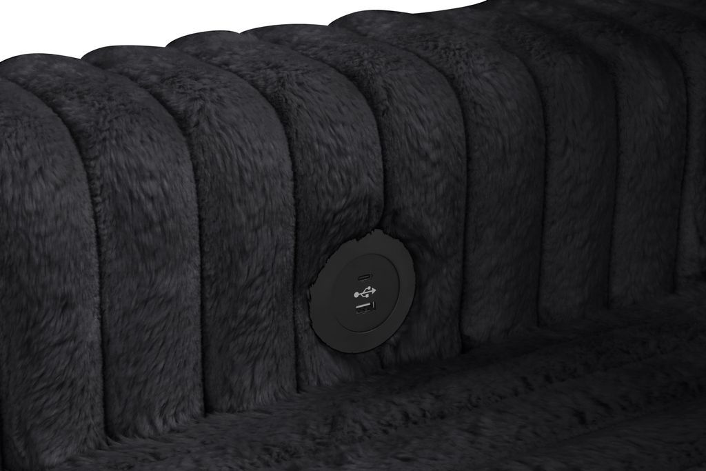Forever Black Sectional With Pull-Out Bed **NEW ARRIVAL**