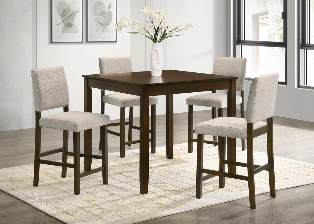 Winner20 - Pub Table + 4 Chairs 5 PC Dining Set