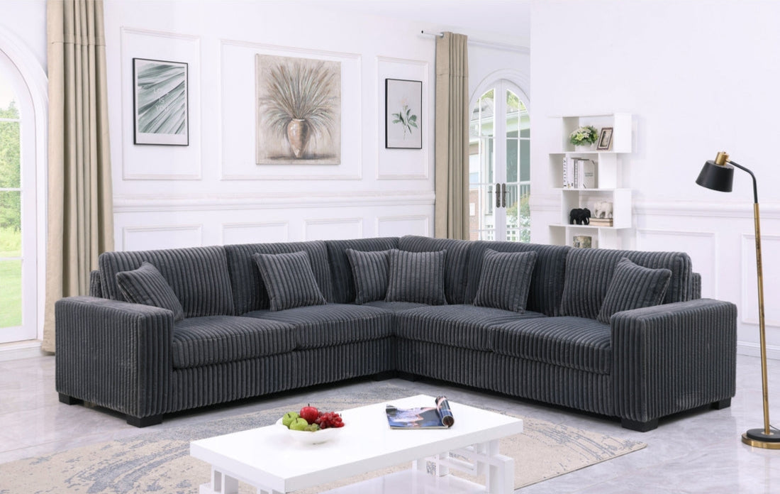 S861 Comfy II Grey Sectional