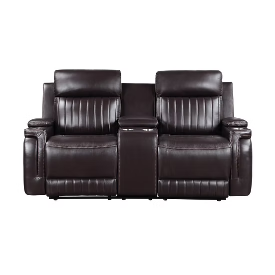 S2121 Ethan (Brown)3pcs Recliner Set