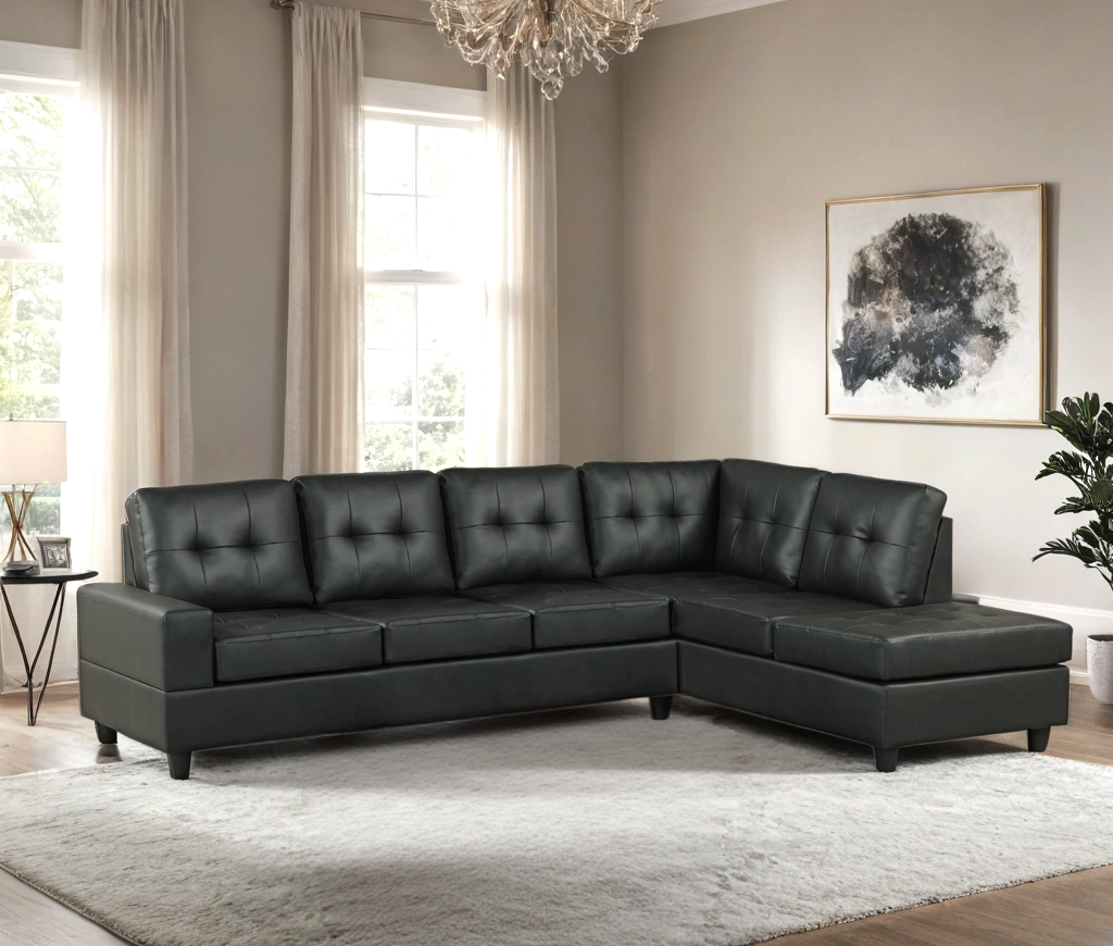 James Black PU Reversible Sectional