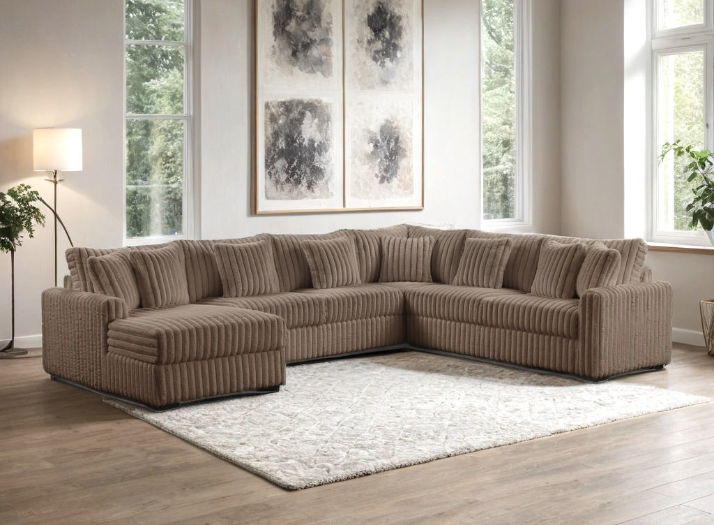 Solana Mocha Sectional **NEW ARRIVAL**