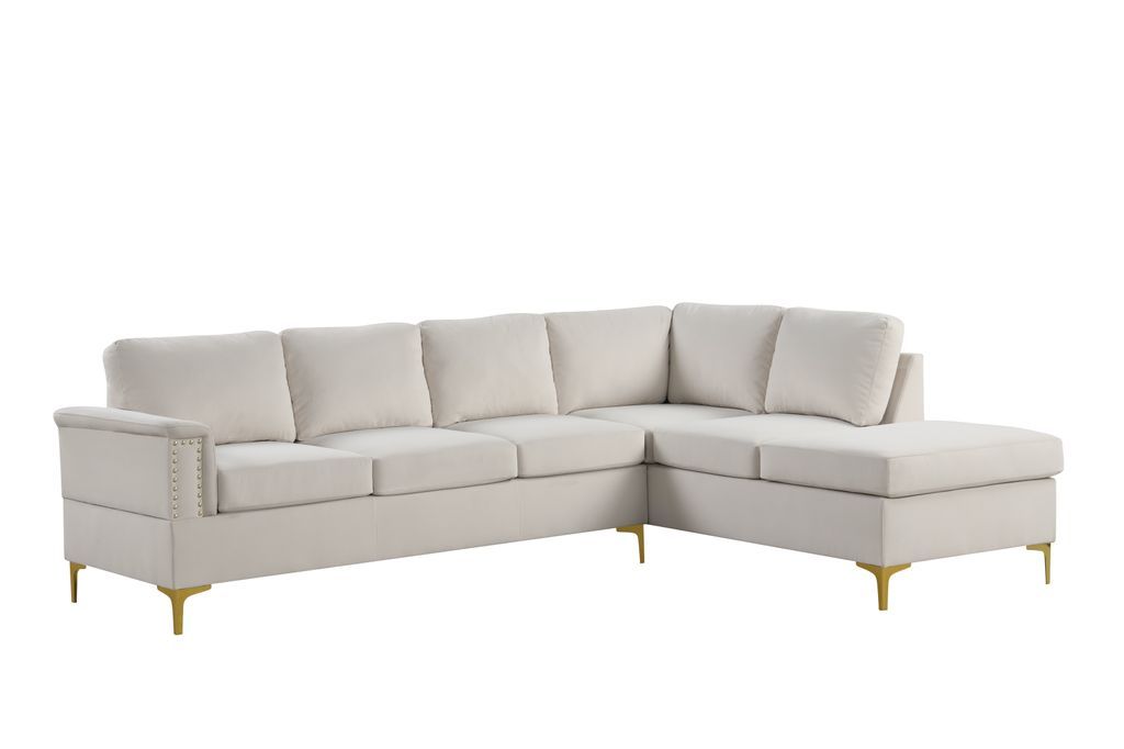 Vogue2 Cream Sectional **NEW ARRIVAL**