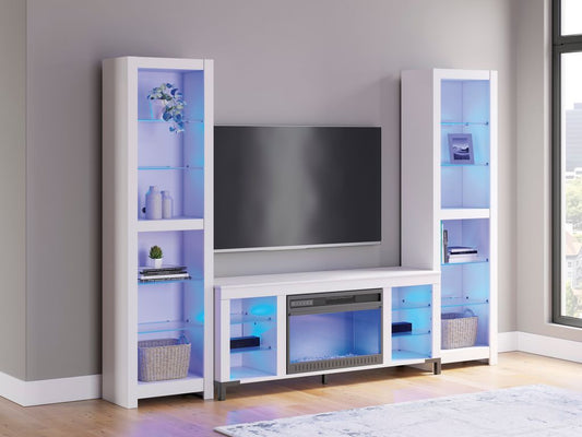 W2722 - TV Stand 59" L w/Fireplace (LED Lights) **NEW ARRIVAL** (ETA: 7/14)