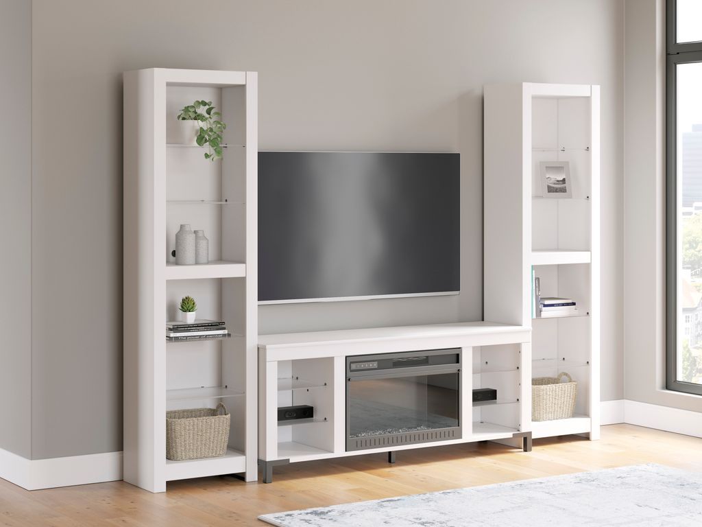 W2722 - TV Stand 59" L w/Fireplace (LED Lights) **NEW ARRIVAL** (ETA: 7/14)