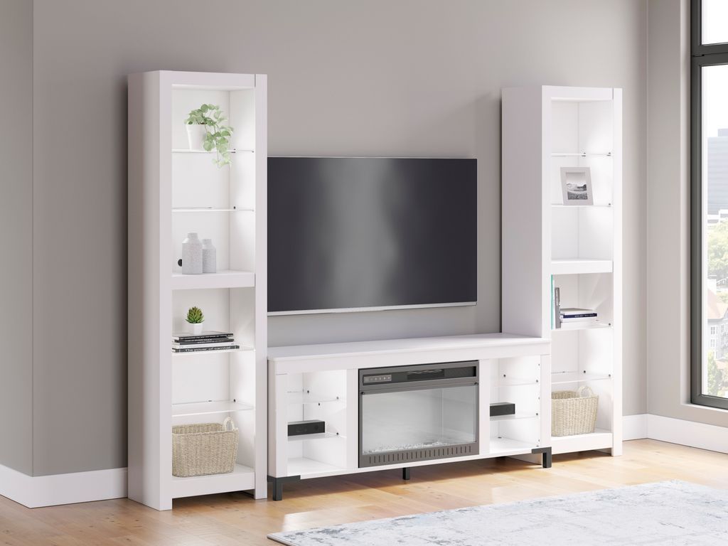 W2722 - TV Stand 59" L w/Fireplace (LED Lights) **NEW ARRIVAL** (ETA: 7/14)
