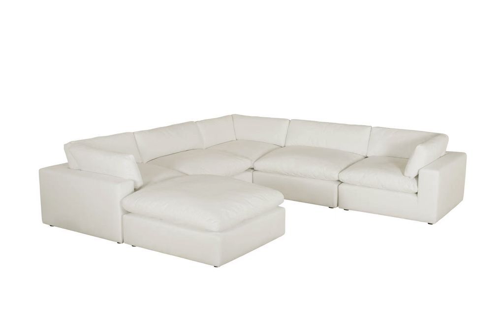 XL CLOUD SAND Sectional + Ottoman Set