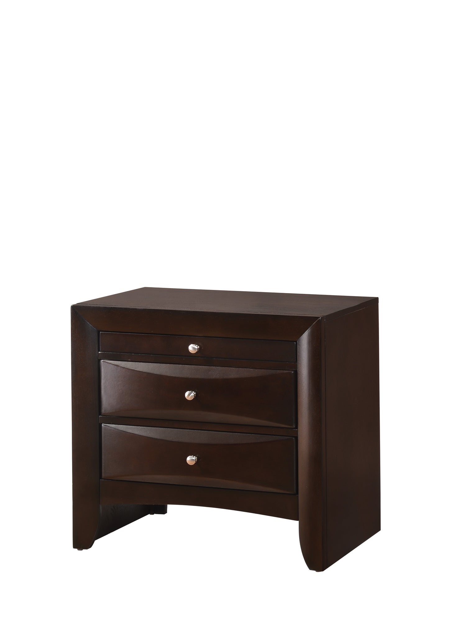 B4265 Emily Storage Dark Cherry Nightstand