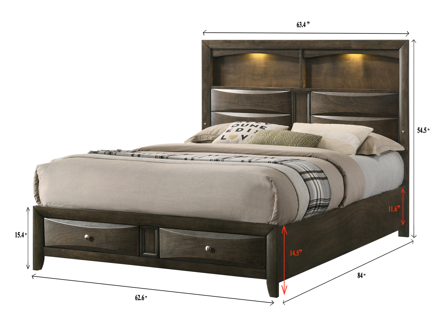 B4277 Fallon Bed Frame