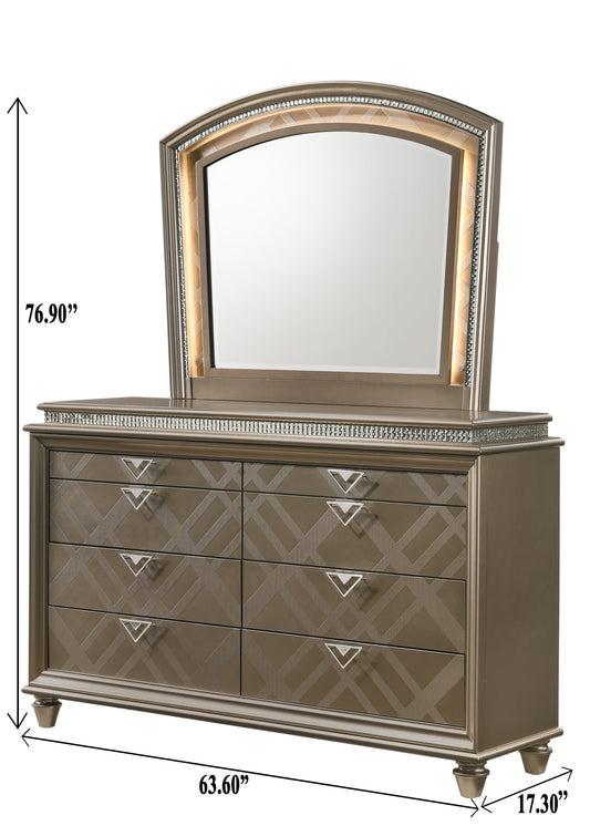B7800 Cristal Dresser Only