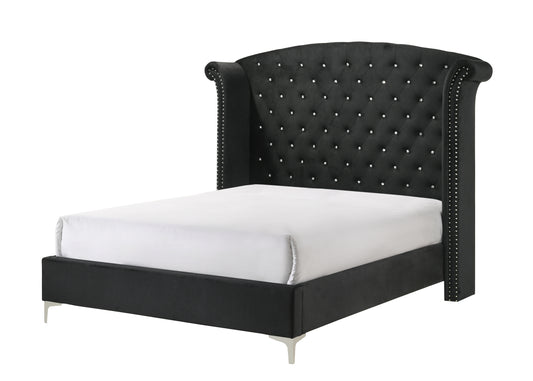 B9265 Lucinda Black Bed Frame