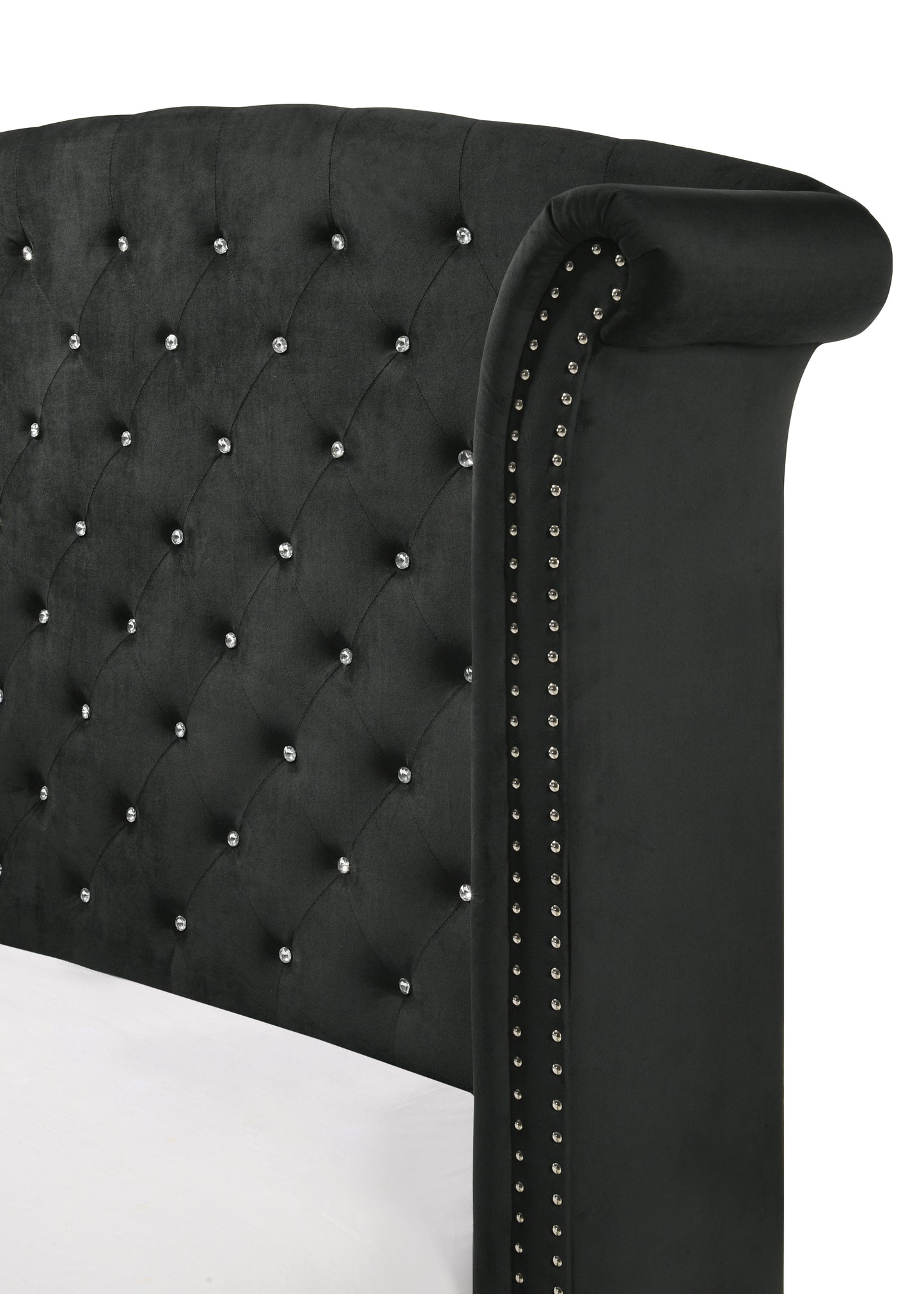 B9265 Lucinda Black Bed Frame