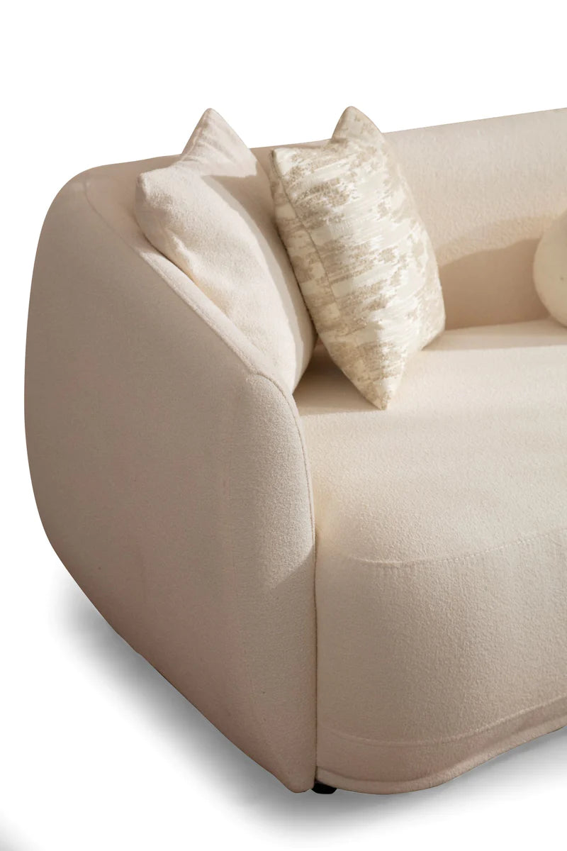 Layla Ivory Boucle Sofa & Loveseat
