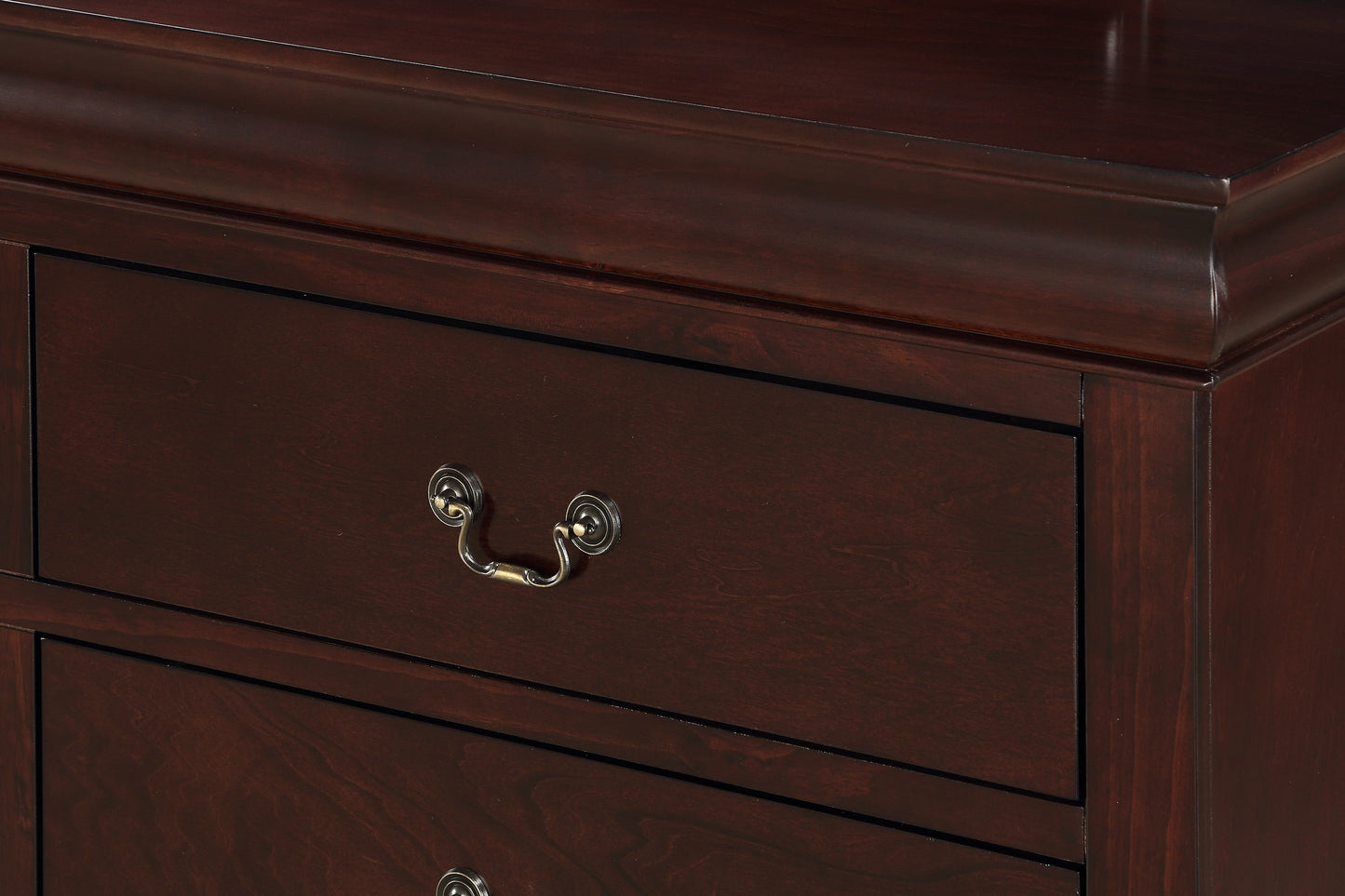 SETB3850 Louis Philip Cherry Bedroom Set