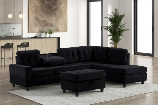 40Heights Reversible Sectional + Ottoman **NEW ARRIVAL**