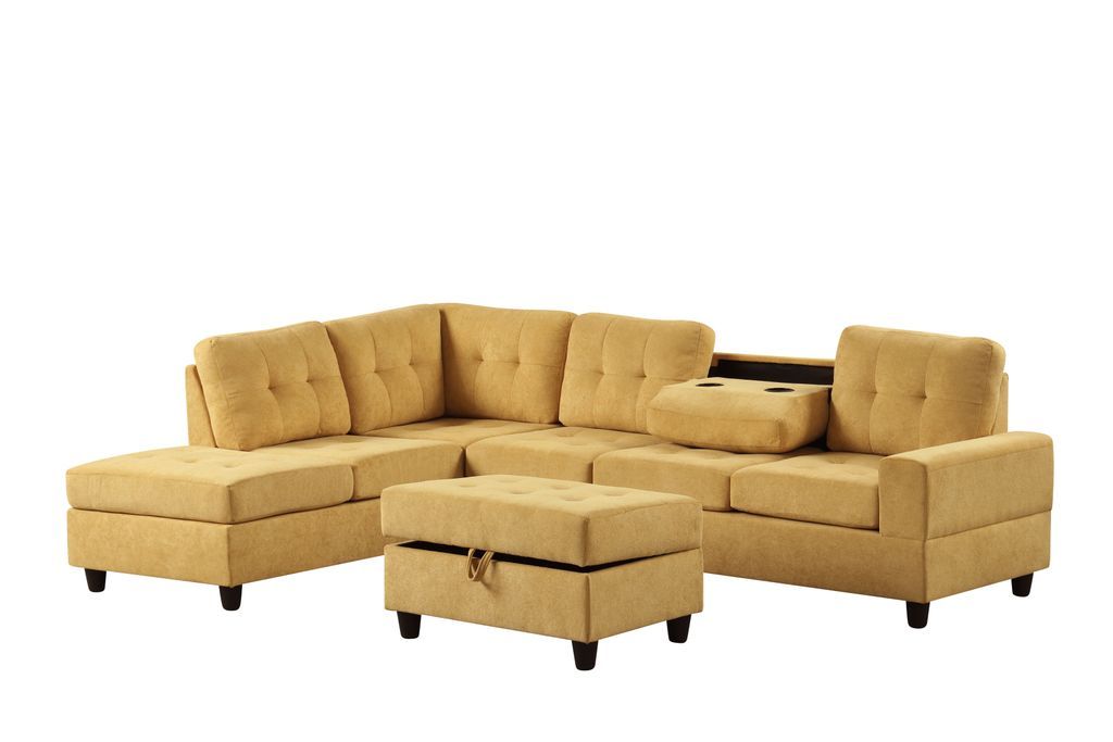 47Heights Reversible Sectional + Ottoman **NEW ARRIVAL**