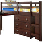 760-TCP Loft Bed (Cappuccino) Twin Size