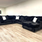 9900 Black - 4PC Oversized Sectional