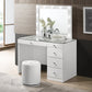 B4851WHSET Morgan Vanity White + Free White Swivel (Limited Time)