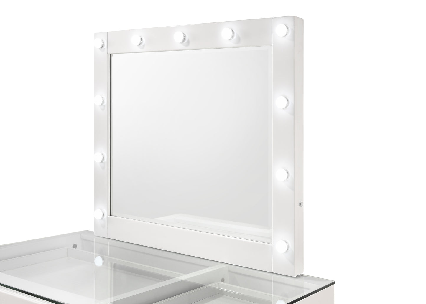 B4851WHSET Morgan Vanity White + Free White Swivel (Limited Time)