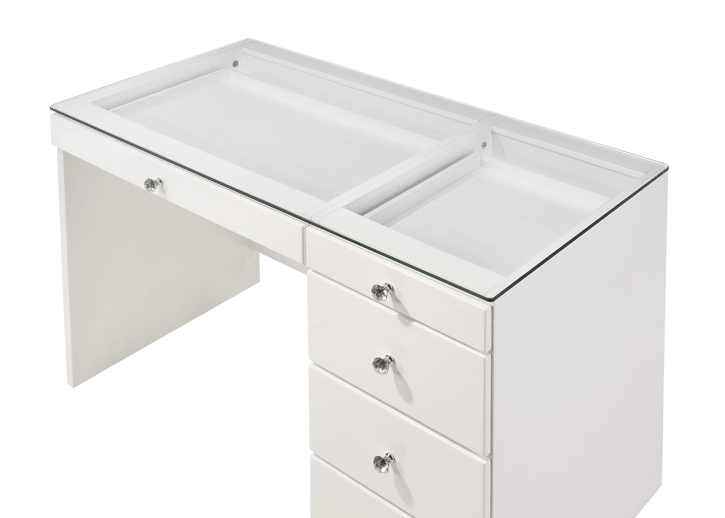 B4851WHSET Morgan Vanity White + Free White Swivel (Limited Time)