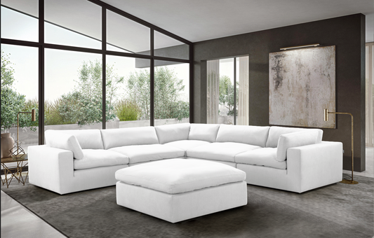 XL White Cloud Sectional