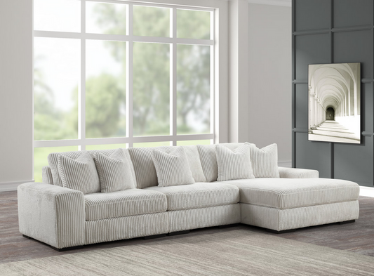 Sunday 3PC Sectional(Beige)