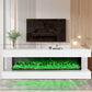 A85 TV STAND W/FIREPLACE (WHITE) **NEW ARRIVAL**