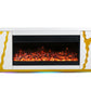 A904 TV STAND W/FIREPLACE (WHITE) **NEW ARRIVAL**