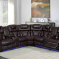 Alexa2023 Brown Reclining Sectional
