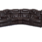 Alexa2023 Brown Reclining Sectional
