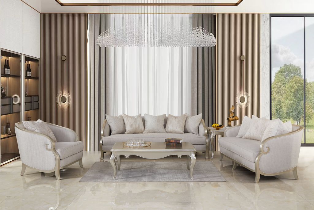 ALEXANDRA 2PC or 3PC or 4PC Living Room Set