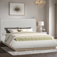 Annie Beige Platform Bed - Queen, King **NEW ARRIVAL**