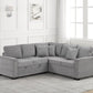 Ariel Gray Sectional With Pull-Out Bed **NEW ARRIVAL** **ON SALE**