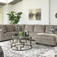 Ashley 807-02 Sectional (Platinum)