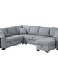 Atlantic Gray Sectional With Pull-Out Bed **NEW ARRIVAL**