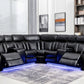 Batman Black Power Reclining Sectional