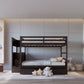 BB50 FULL/FULL Bunk Bed w/Twin Trundle + Staircase Storage