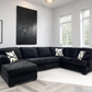 BRENTWOOD BLACK SECTIONAL