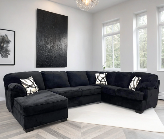 BRENTWOOD BLACK SECTIONAL